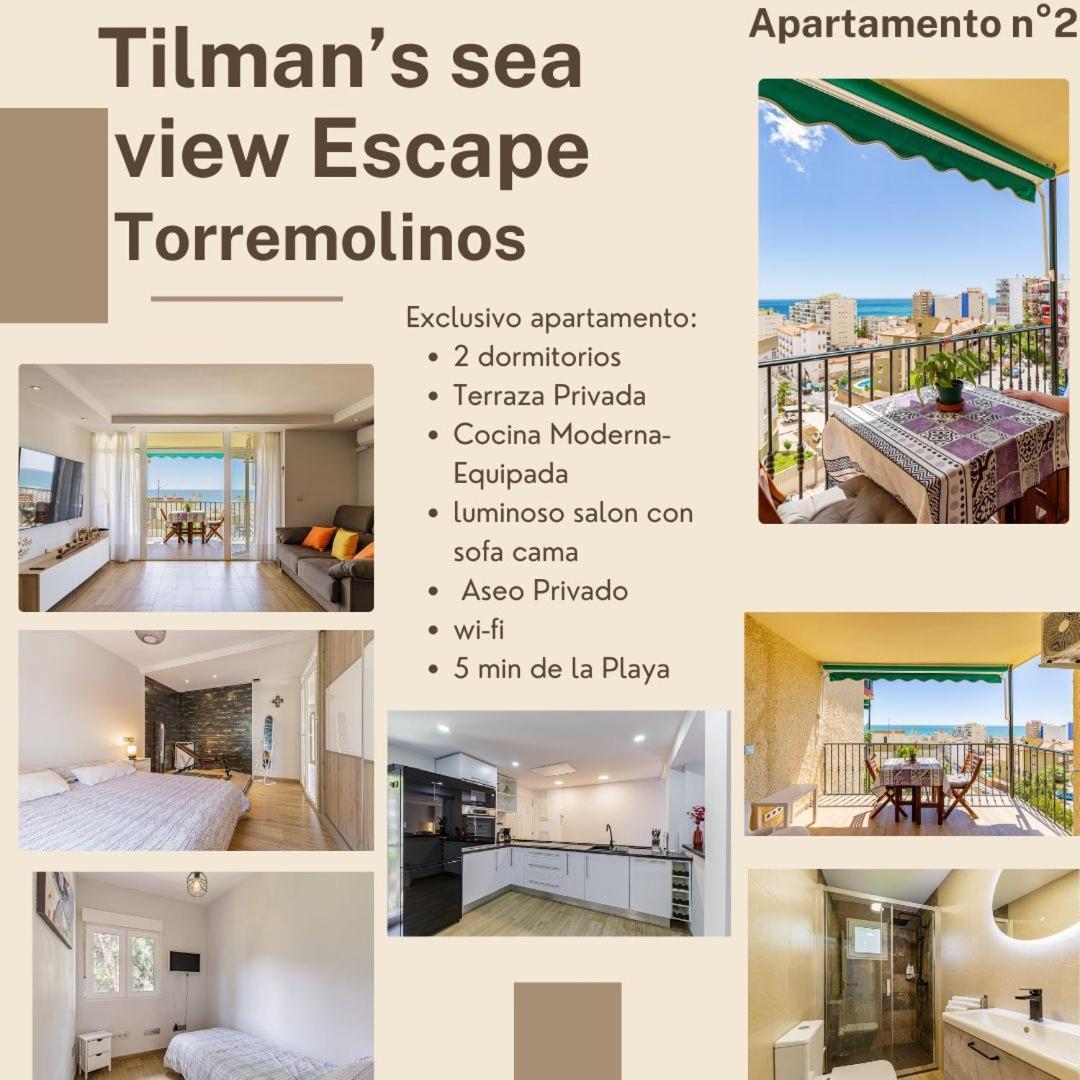 Frida'S Home-Sea View Terrace 托雷莫利诺斯 外观 照片